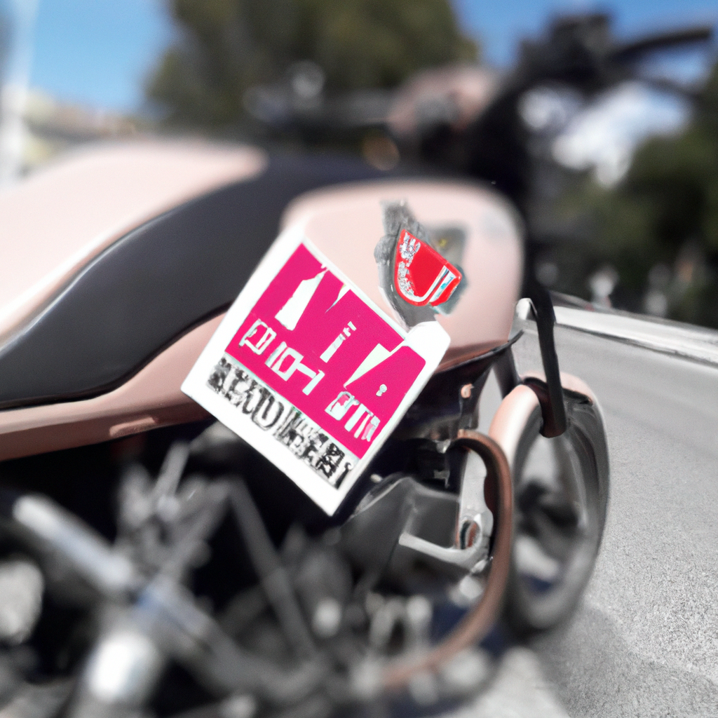 ¿Dónde hay que poner la pegatina de la ITV en una moto?