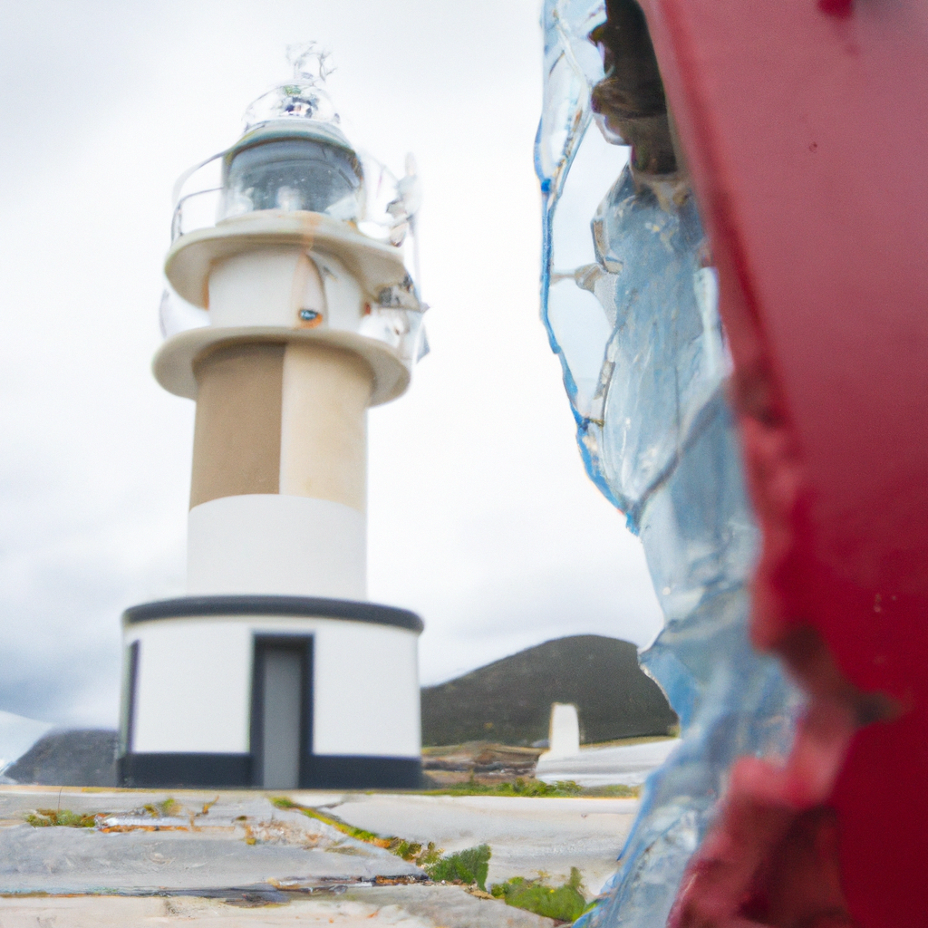¿Cómo se arregla una gran grieta en un faro?